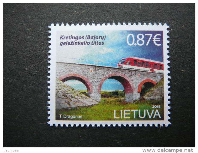 Railway Bridge Of Kretinga # Lietuva Litauen Lituanie Litouwen Lithuania # 2015 MNH #Mi. 1191 - Lituanie