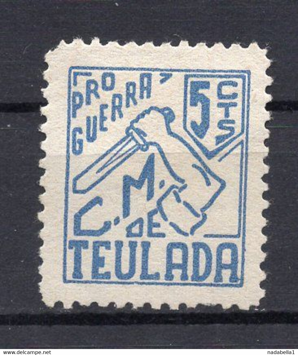 SPAIN, TEULADA, 2 CENTS ADDITIONAL STAMP, MINT - Other & Unclassified