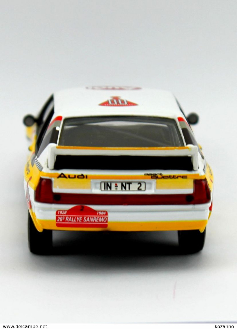 VOITURE MINIATURE - AUDI QUATTRO SPORT AUDI TEAM N°2 TOUR CORSE - ECH 1/43 - MODELE REDUIT AUTOMOBILE COURSE (75) - Corgi Toys