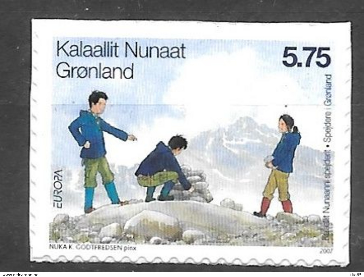 AFA # 484E/85E  Greenland MNH**  2007  Selfadhesive - Autres & Non Classés