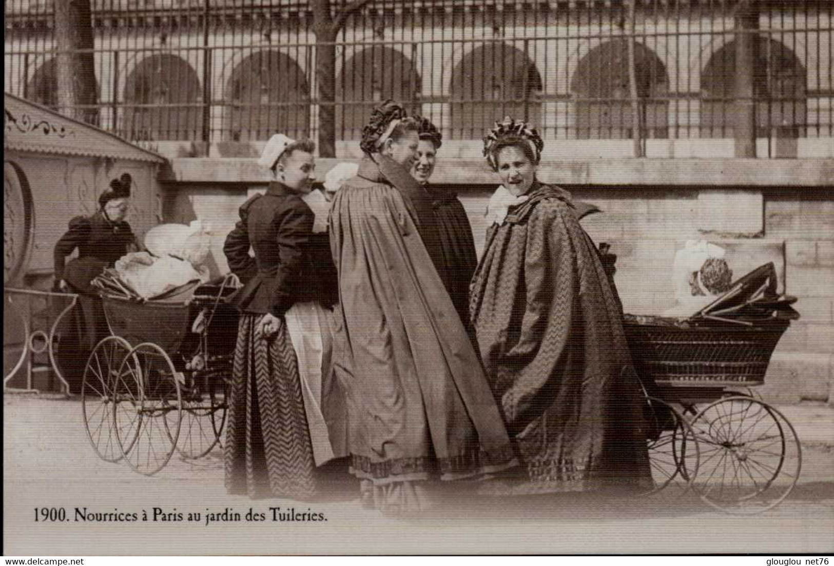 1900..NOURRICES A PARIS AU JARDIN DES TUILERIES....REPRO...CPM   VOIR DOS - Other & Unclassified