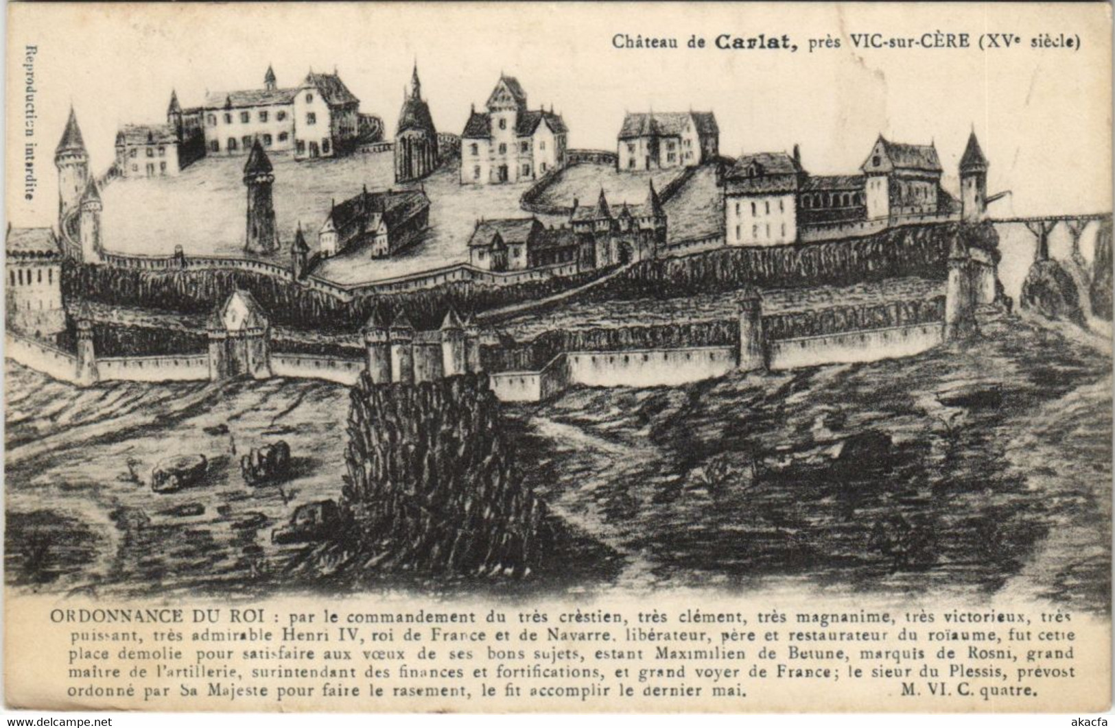 CPA Chateau De Carlat FRANCE (1090192) - Carlat