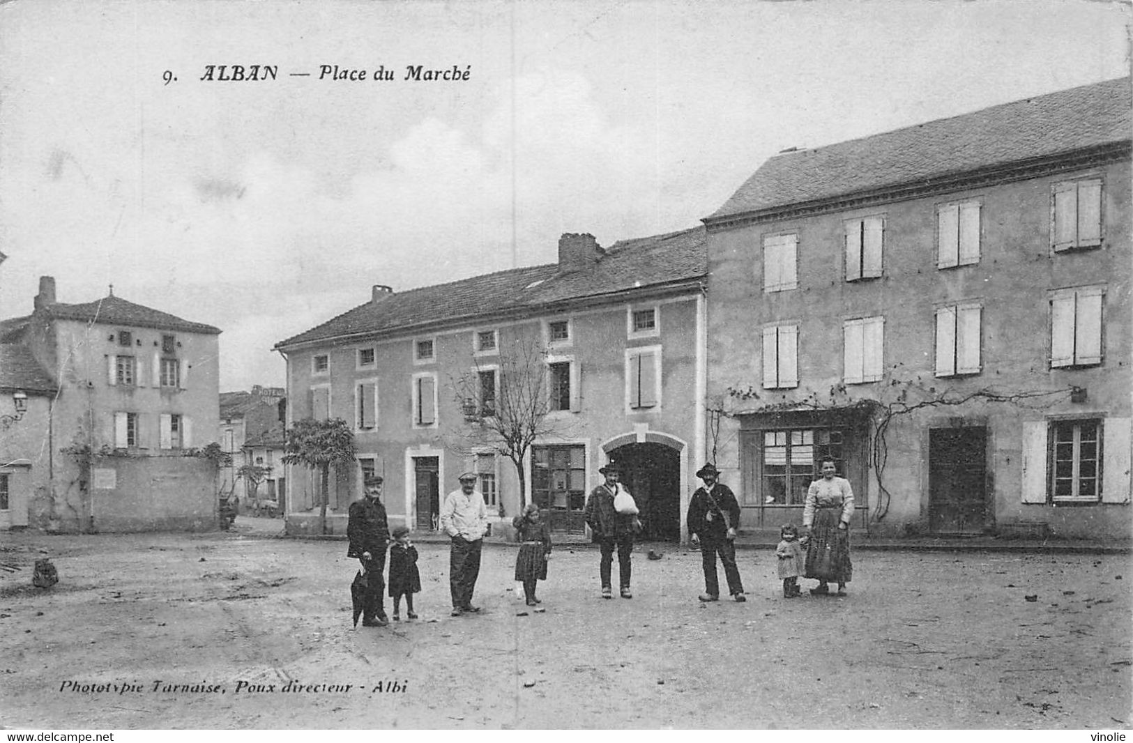 21-4158 : ALBAN. PLACE DU MARCHE - Alban