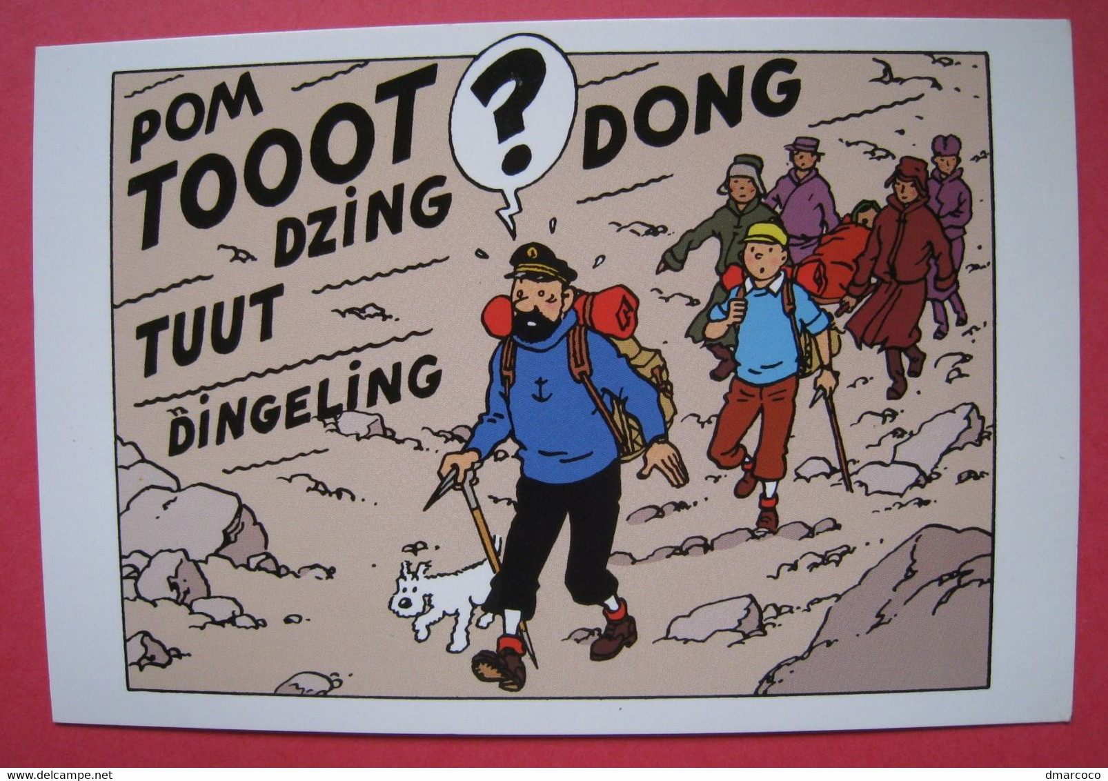 CP Tintin. Tintin Au Tibet. Moulinsart N° 068 - Cómics