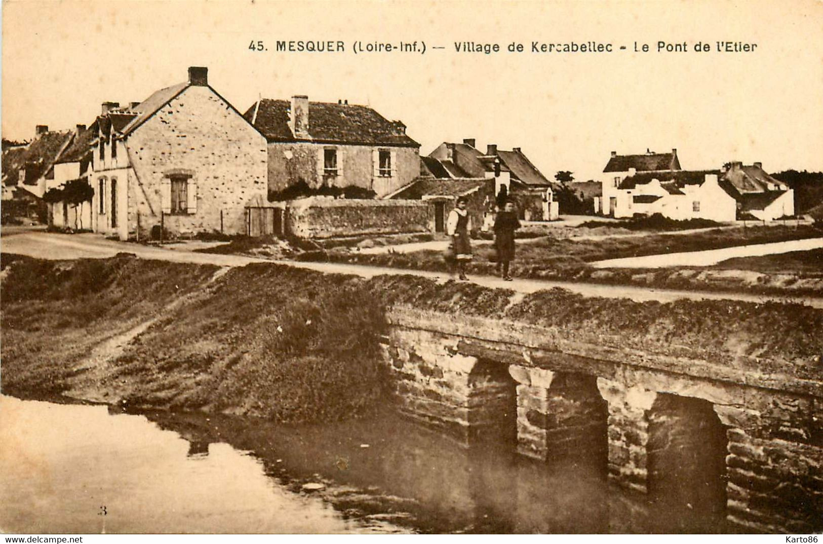 Mesquer * Quimiac * Village De Kercabellec * Le Pont De L'étier - Mesquer Quimiac