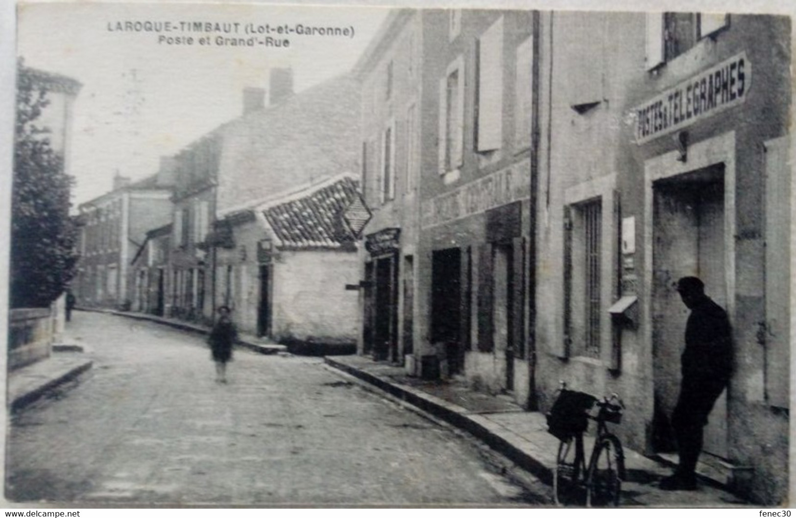 47 / Laroque Timbaut (Lot Et Garonne) Poste Et Grand Rue - Laroque Timbault