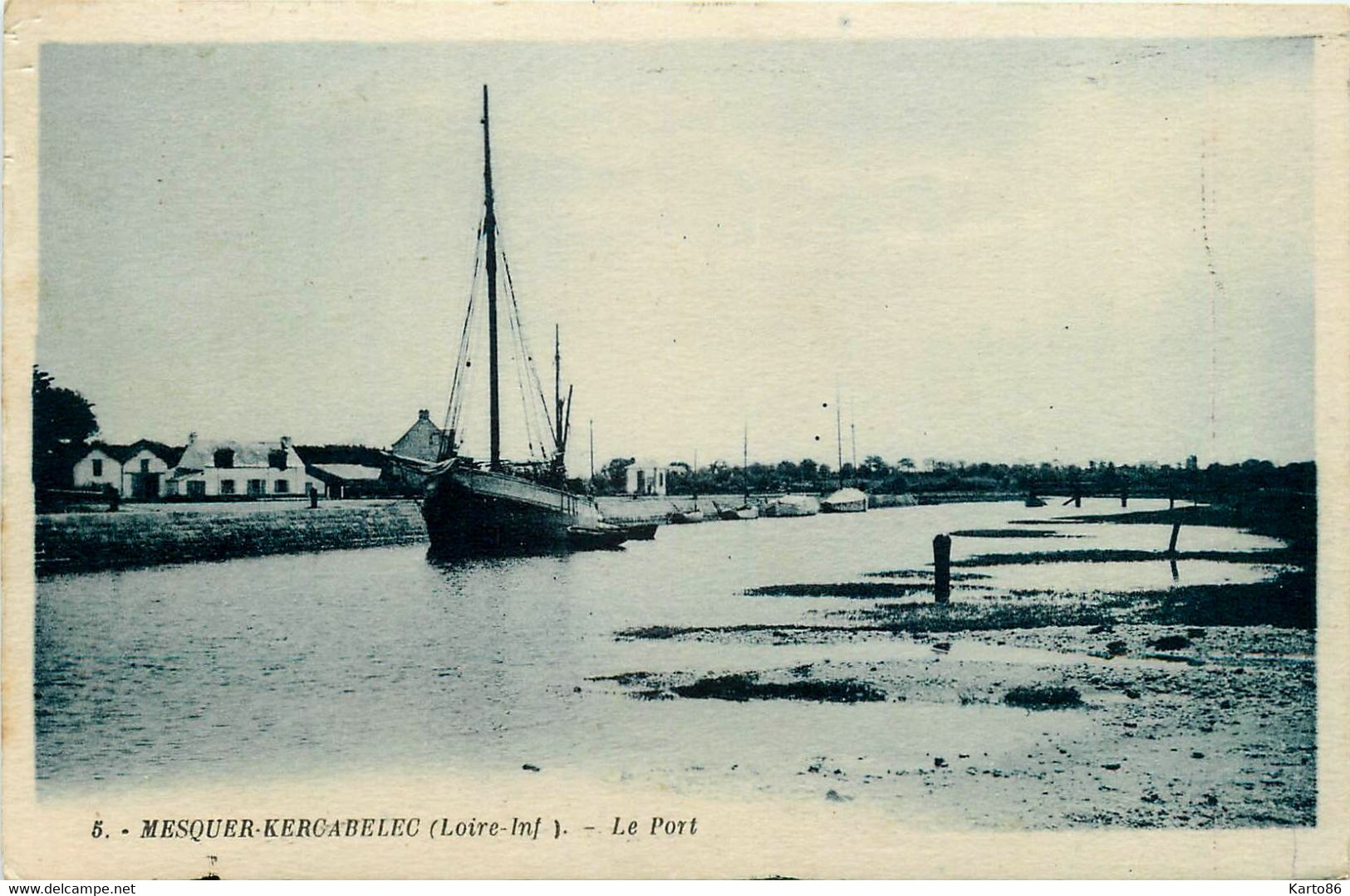 Mesquer * Quimiac * Village De Kercabellec * Le Port * Bateau - Mesquer Quimiac