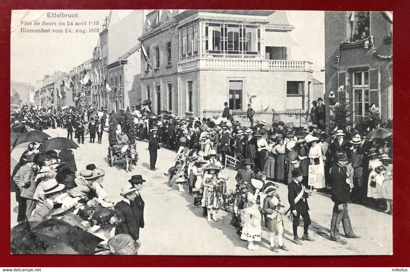 Luxembourg  ETTELBRUCK - Fête De Fleurs Du 24 Août 1913 - Blumenfest Von 24 August 1913 - Ettelbruck