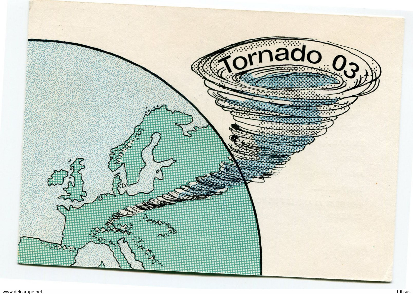 1981 Qsl Kaart Van Munchen Naar Belgie - TORNADO 03 - Club BAVARIA - CB-Funk