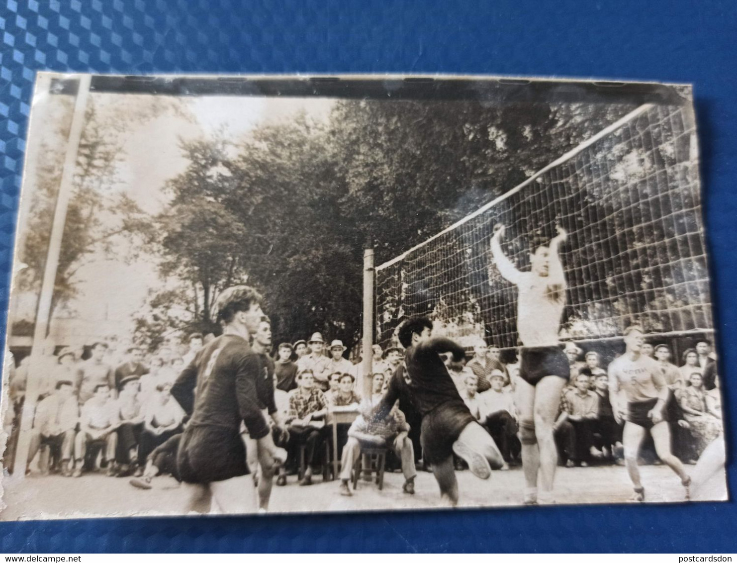 RUSSIA. USSR   Volleyball, Men Team. OLD USSR Original Photo PC Size. 1960s - Volleybal