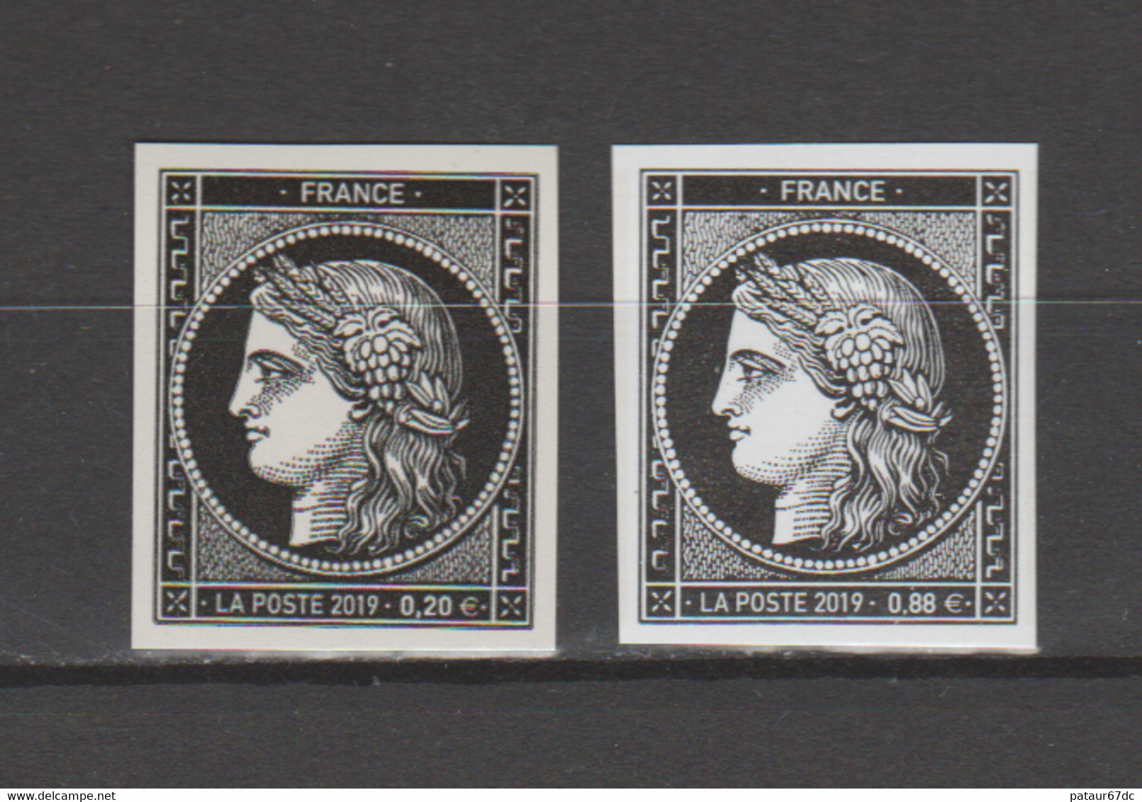 FRANCE / 2019 / Y&T N° 5305 & 5305A ** : "Cérès 1849-2019" Les 2 TP (du Coffret Prestige & Du Bloc) X 1 - Nuovi