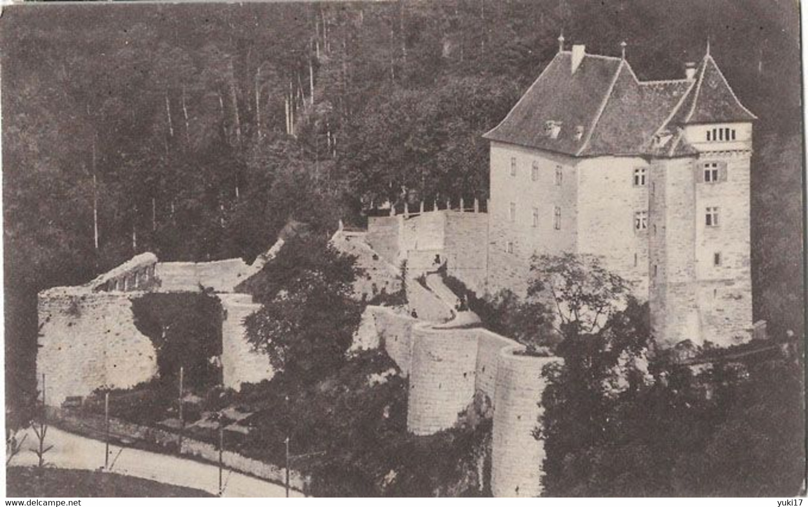 SUISSE VALANGIN CHATEAU 1085 - Valangin