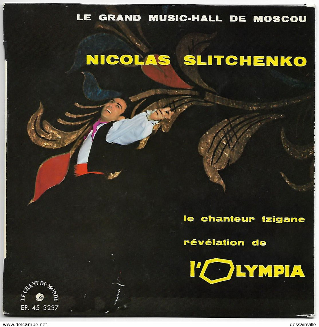 SP 45 Tours - NICOLAS SLITCHENKO Chanteur Tzigane à L'Olympia - Musiche Del Mondo