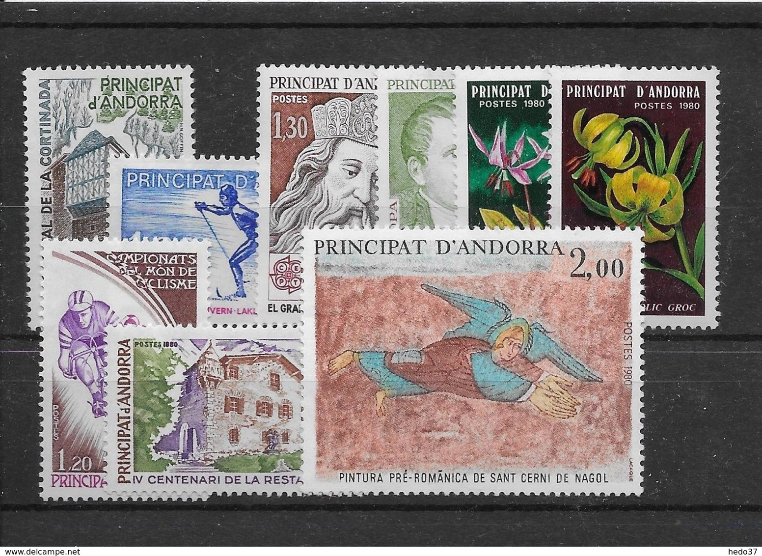 Andorre Année Complète 1980 - Neuf **sans Charnière - TB - Annate Complete