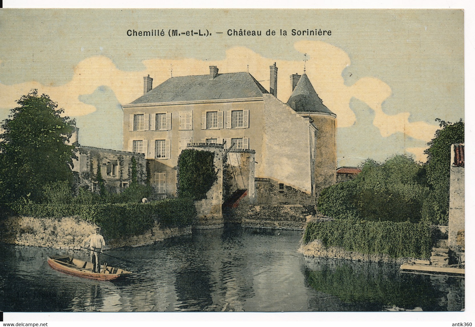 CPA 49 CHEMILLE Château De La Sorinière - Colorisée Toilée - Chemille