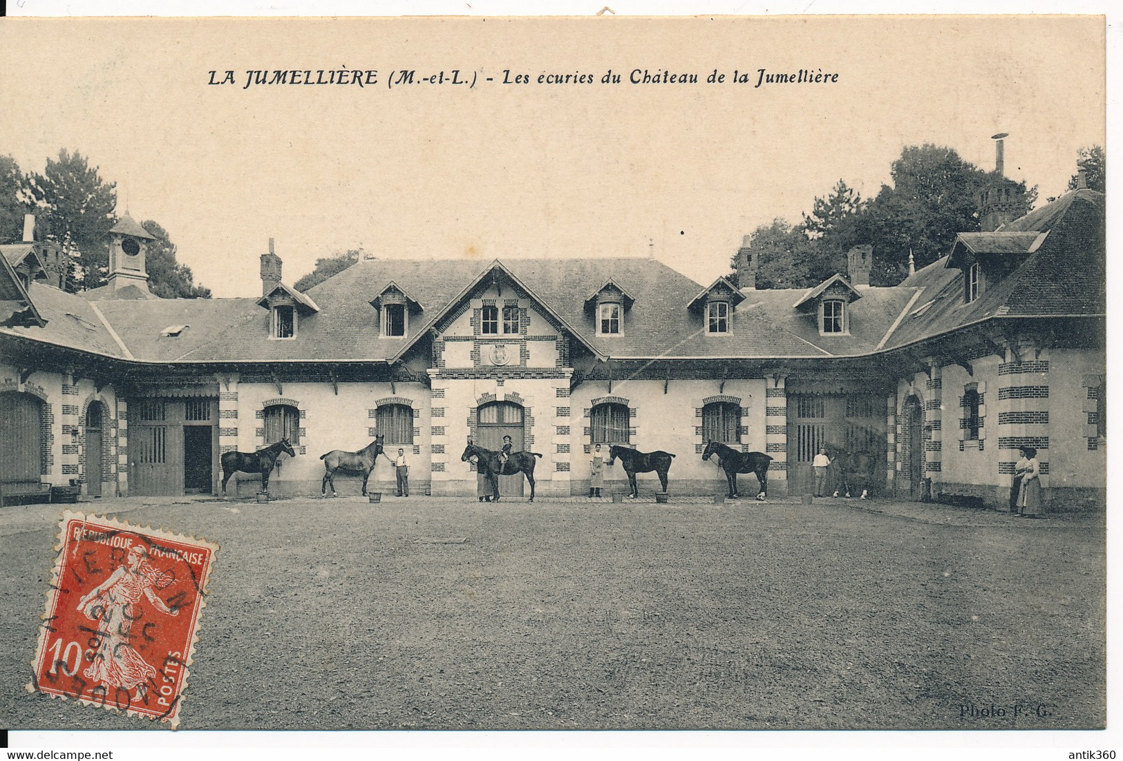 CPA 49 LA JUMELLIERE Les écuries Du Château De La Jumellière - Chemille