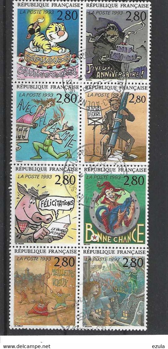 Timbres N° 2838 à 2845 - Sonstige & Ohne Zuordnung