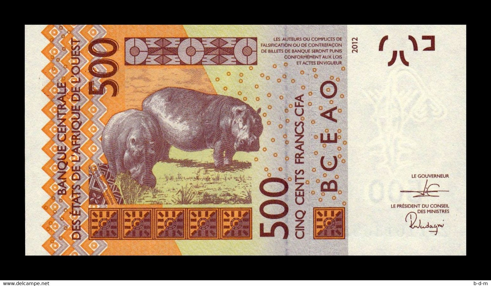 West African St. Togo 500 Francs CFA 2020 Pick 819t New SC UNC - Togo