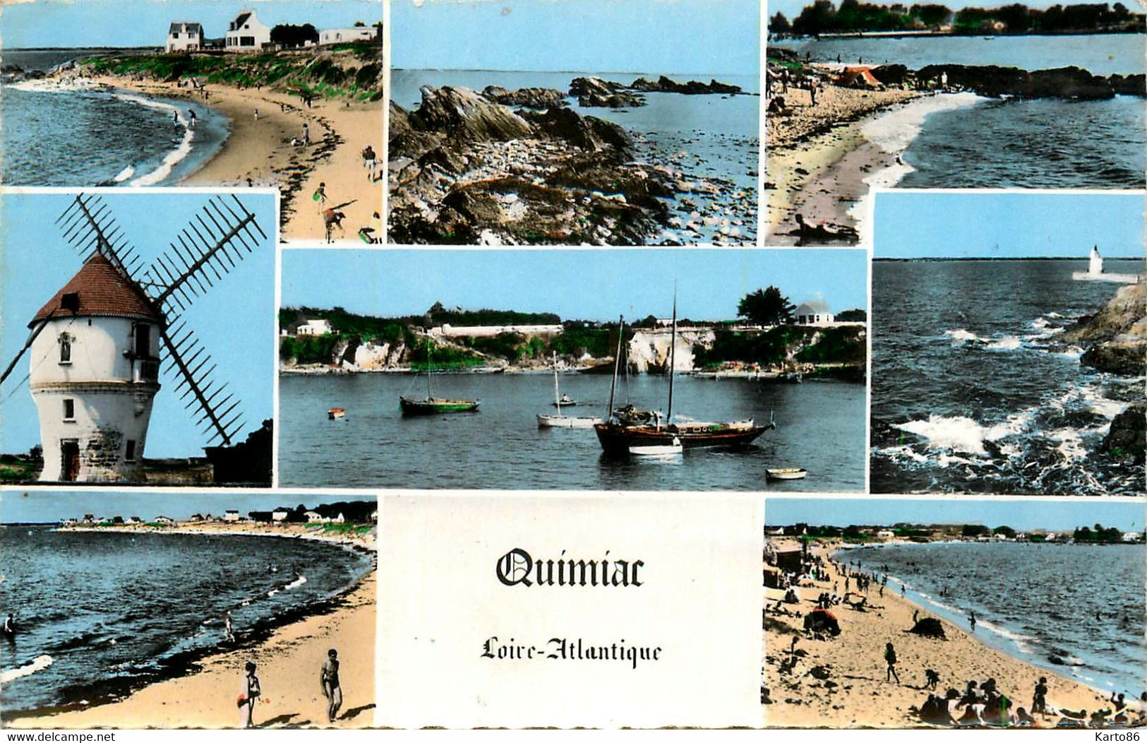 Quimiac * Mesquer * Multivues Souvenir * Moulin à Vent Molen - Mesquer Quimiac