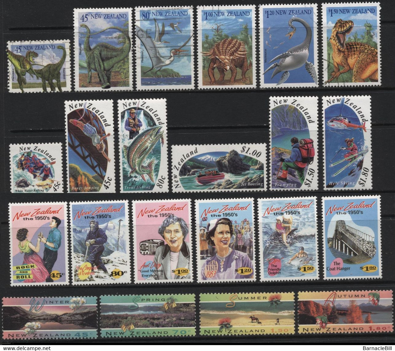 New Zealand (26) 5 Different Sets. 1993 - 1994. Unused. Hinged. - Lots & Serien