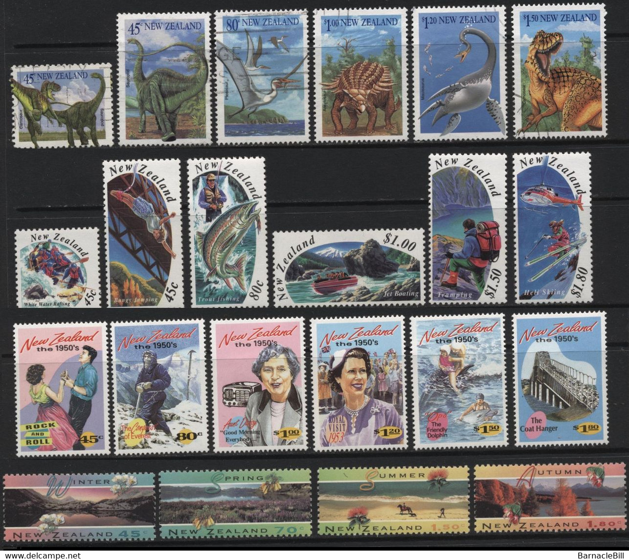 New Zealand (26) 5 Different Sets. 1993 - 1994. Unused. Hinged. - Colecciones & Series