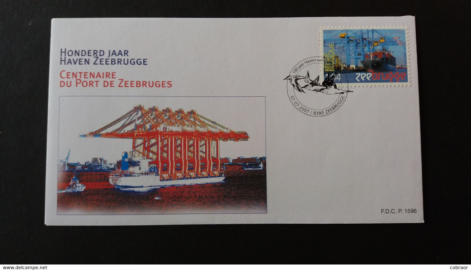 FDC Belgique:  Timbres Numéro 3669 "100ème Anniversaire Du Port De Zeebrugge" - 2001-2010