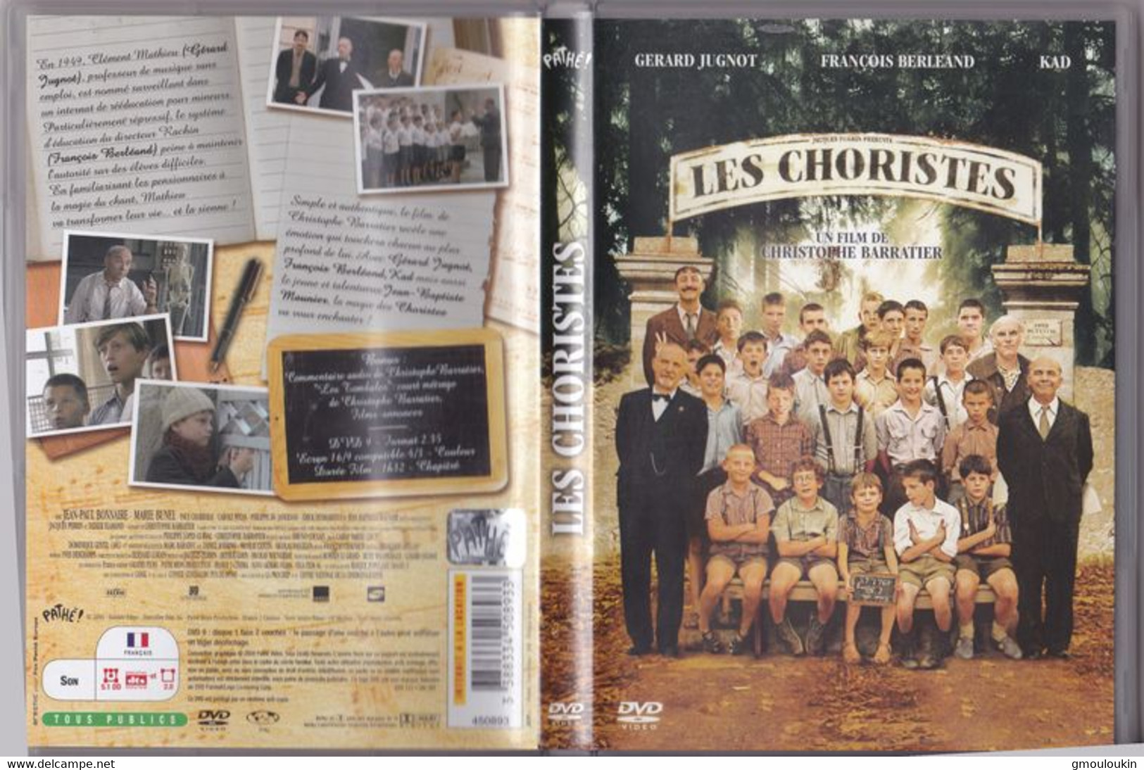 Les Choristes G. Jugnot - F. Berleand - Histoire