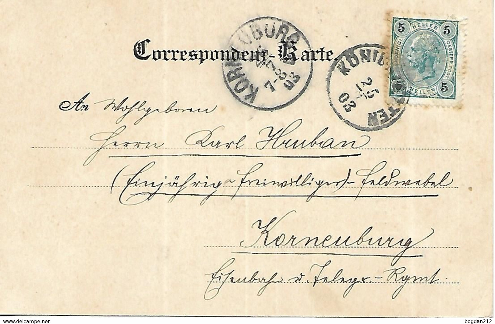 1903 - TULBING ,  Gute Zustand, 2 Scan - Tulln