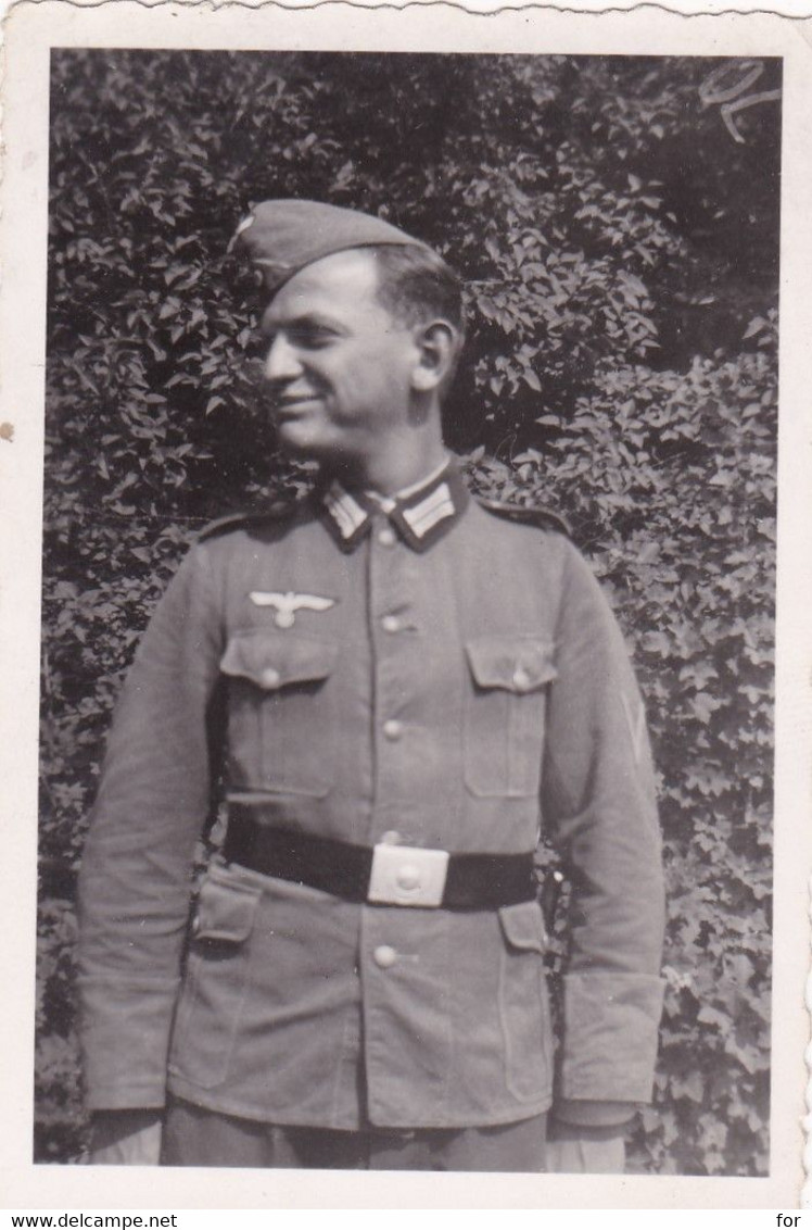 Photo Originale : Militaire - Militaria : Soldat Allemand Régt. à Identifier : 9cm X 6cm - Dentelée - Krieg, Militär