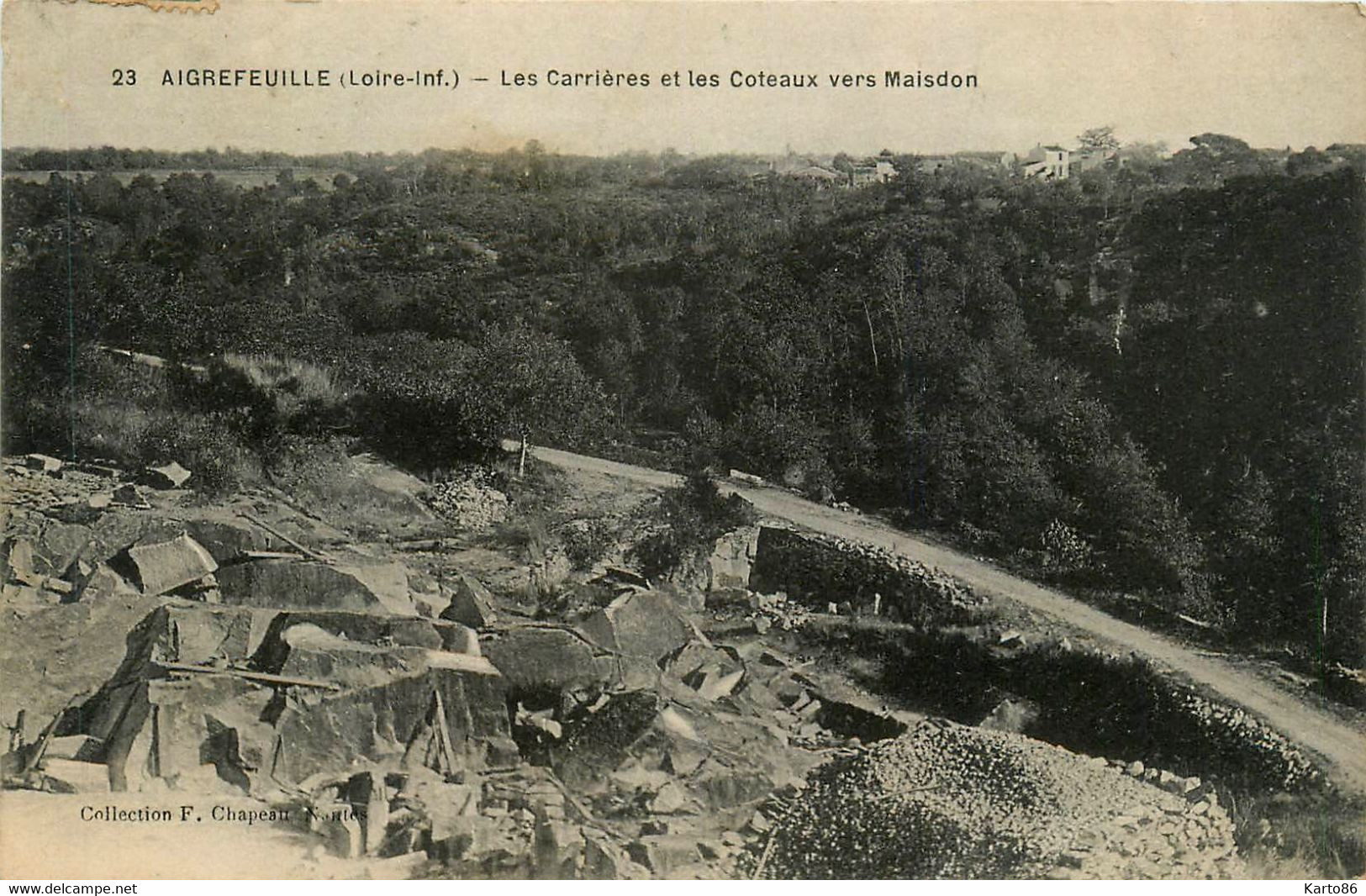 Aigrefeuille Sur Maine * Les Carrières Et Les Coteaux Vers Maisdon * Mine Mines Pierre - Aigrefeuille-sur-Maine