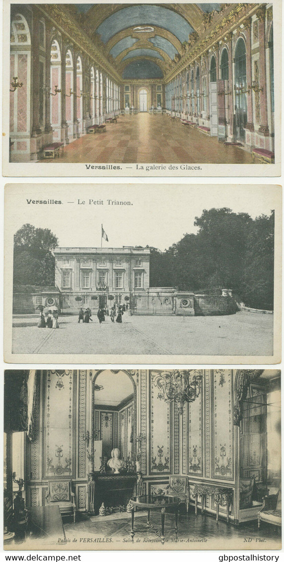 FRANKREICH "VERSAILLES" 16 Versch. AK's Dabei Handkolloriert Ca. 1900/20 - Ile-de-France