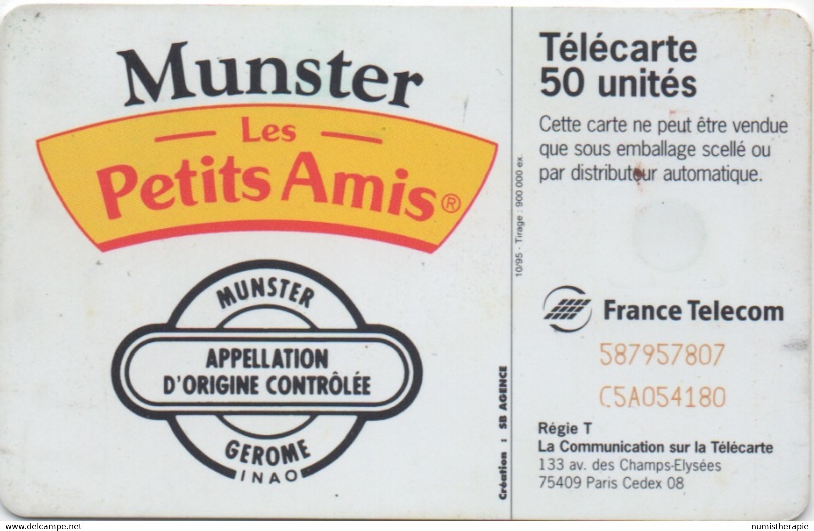 Munster Les Petits Amis ® Il N'y A Pas De Mystère, C'est Du Munster 1995 - Alimentation