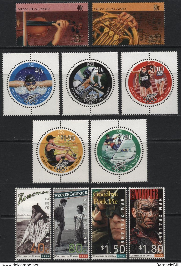 New Zealand (29) 5 Different Sets. 1996. Unused. Hinged. - Lots & Serien