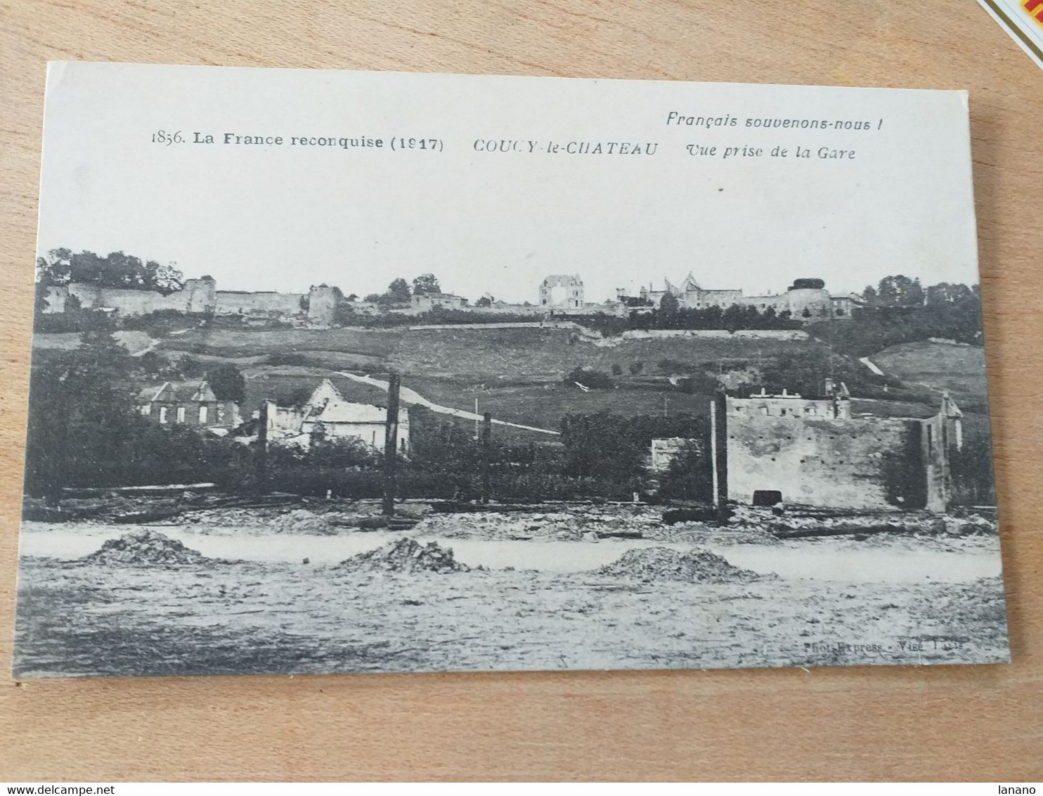 02 AISNE Coucy-le-Chateau Vue Prise De La Gare - Otros & Sin Clasificación