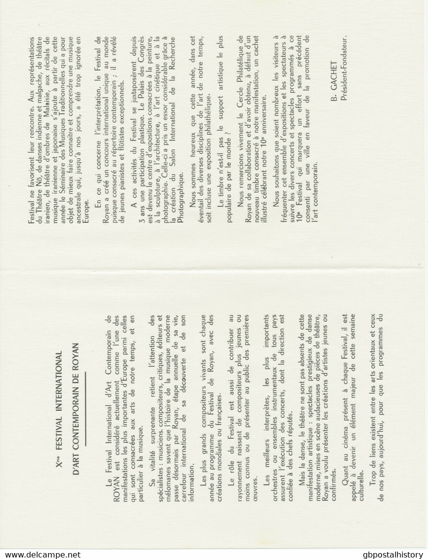 FRANKREICH 1968 Kongress Internationalen Zusammenarbeit Und Städtefreundschaft - Briefe U. Dokumente