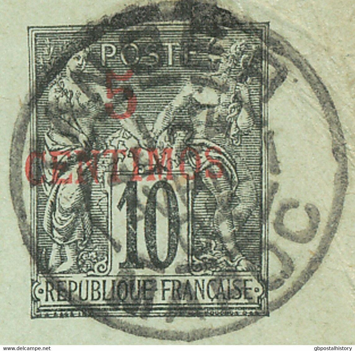 FRANKREICH FRANZÖSISCHE POST IN MAROKKO 1898/1906, 6 Versch. Gel. Kab.-GA's - Briefe U. Dokumente