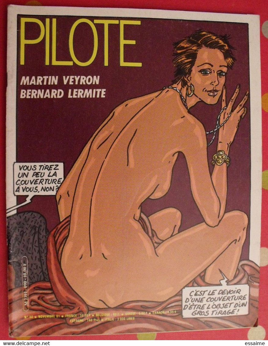 Pilote Hors-série N° 90. 1981. Veyron Pétillon Rouzaud Kurtzman Bilal Fremond Franc Blanc-dumont - Pilote