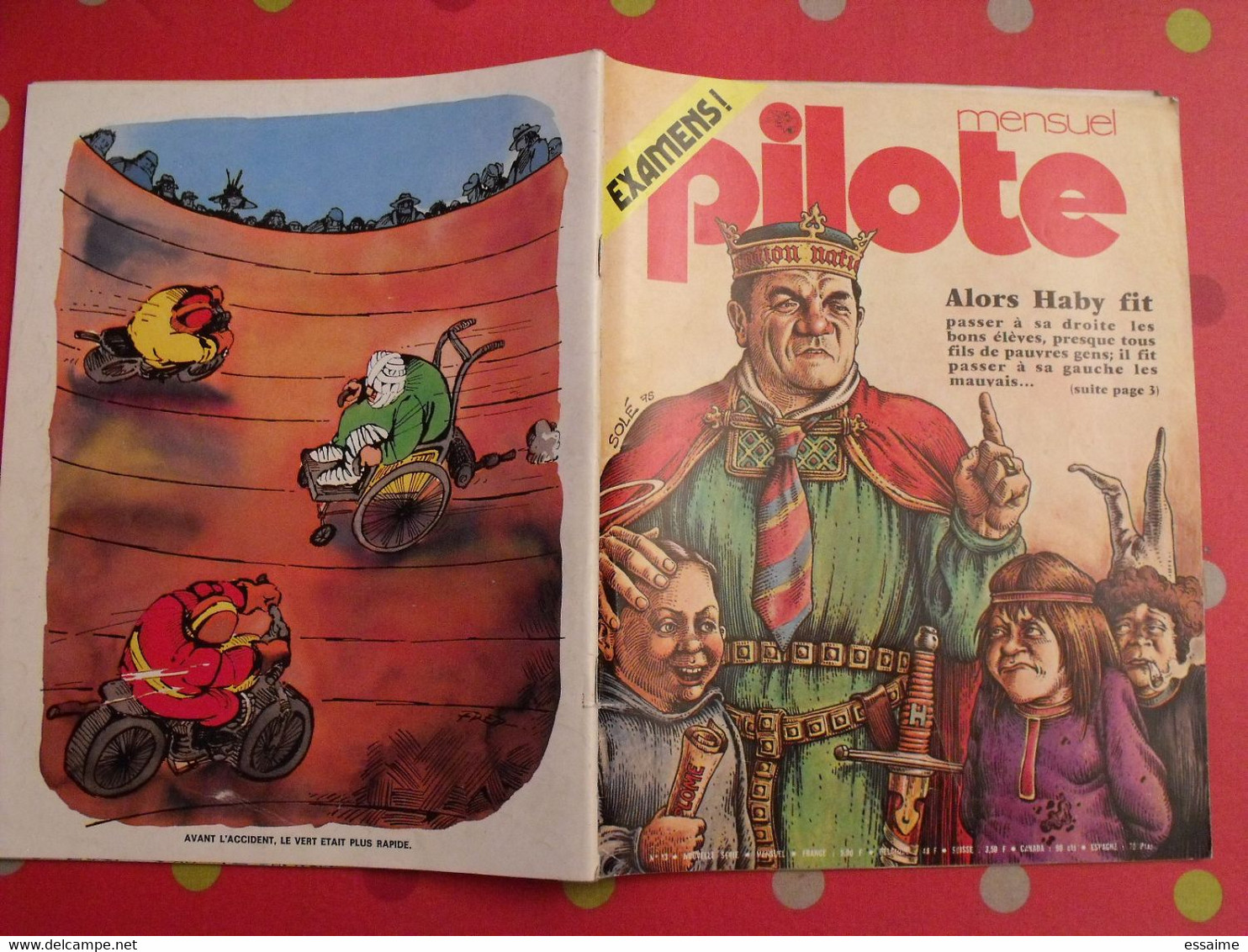 Pilote Mensuel N° 13. 1975.  Billon Pétillon Lauzier Don Martin F'murr Solé Bilal Clavé Greg Marol Crumb - Pilote