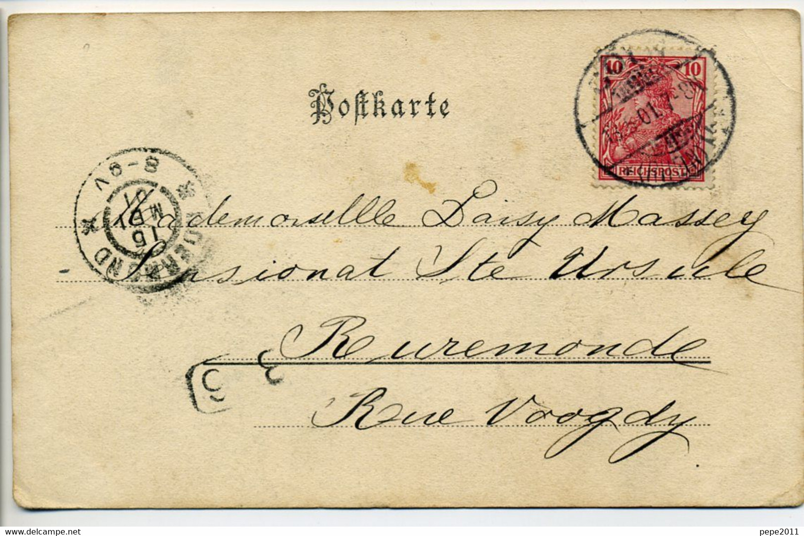 CPA KÖLN KOELN COLOGNE Gruss Aus Köln Hohestrasse 1901  Vue Peu Commune - Koeln