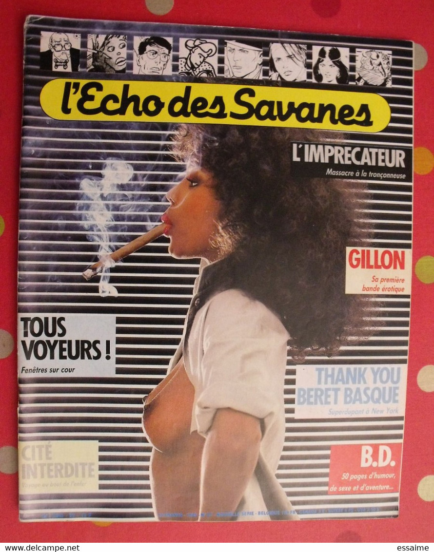 L'écho Des Savanes N° 27. 1985.  Mattioli Chalumeau Katz Levis Leroi Gillon Piotr Vuillemin - L'Echo Des Savanes