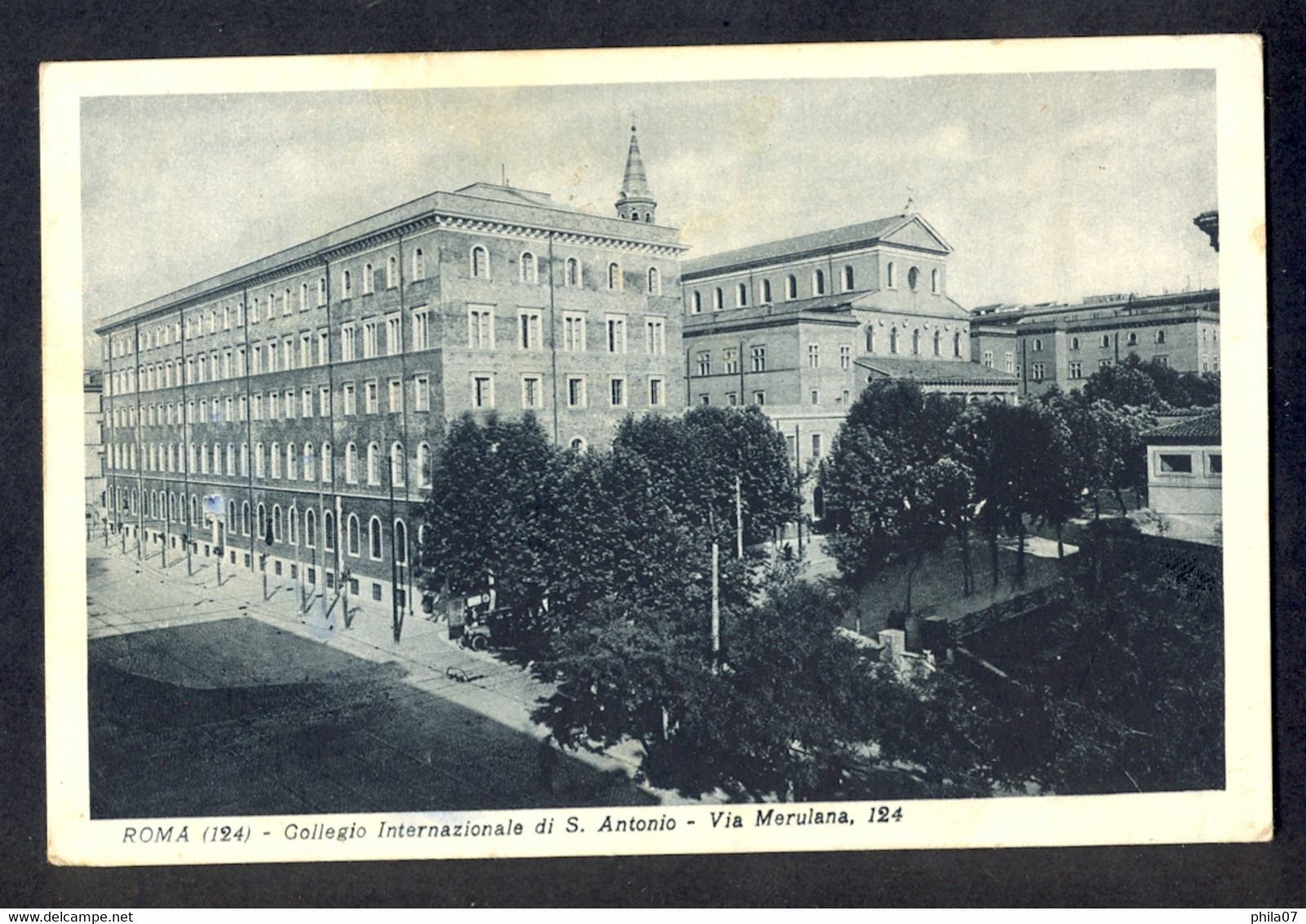 ITALY - Roma Collegio Internazionale Di S. Antoni - Via Merulana 124 / Postcard Circulated - Onderwijs, Scholen En Universiteiten