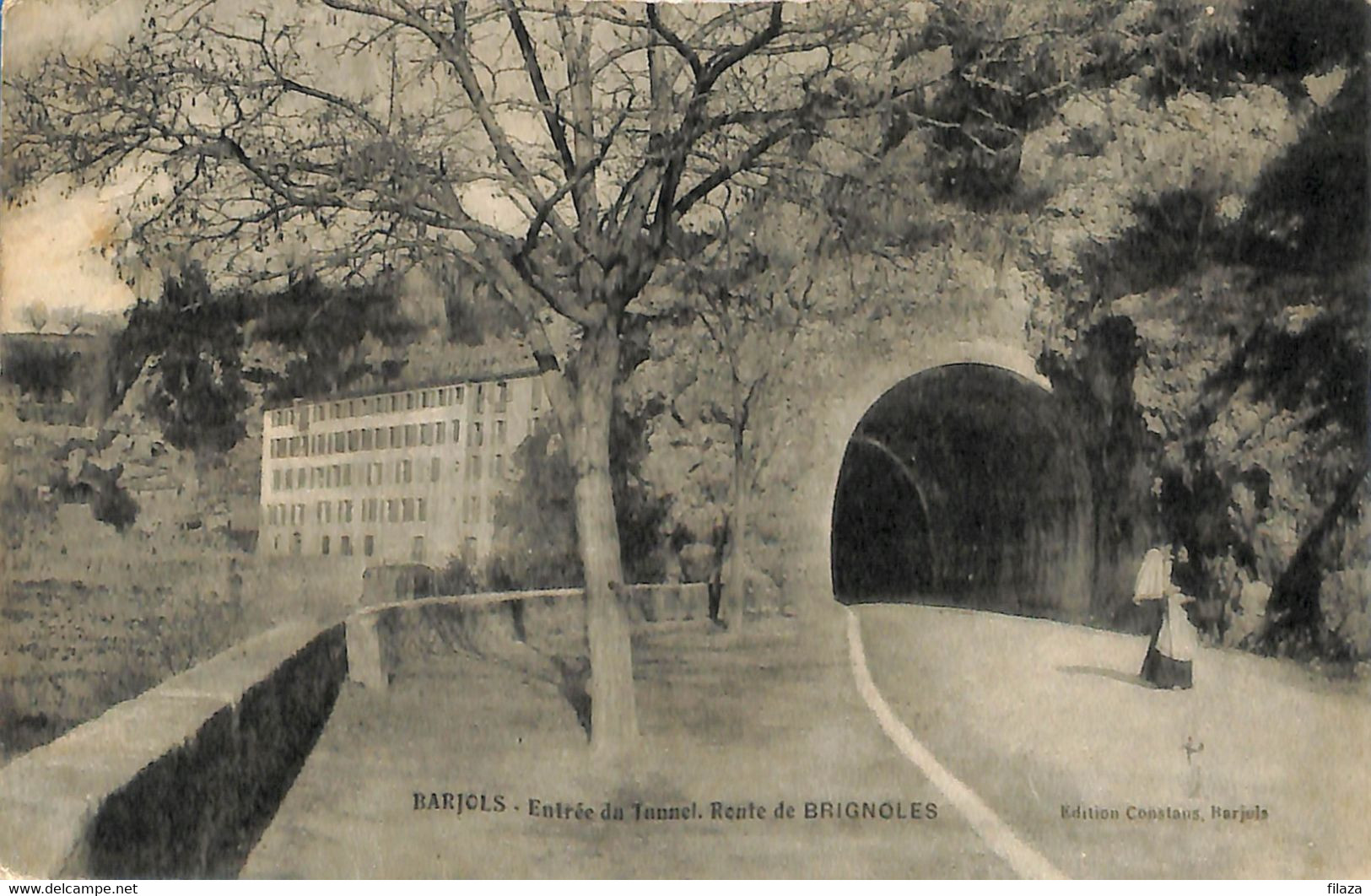 83 - Var -  Barjols - Entree Du Tunnel - Route De Brignoles   (N3289) - Barjols