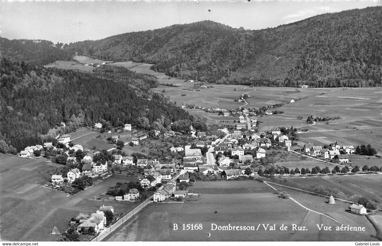 Dombresson Val De Ruz Vue Aérienne - Val-de-Ruz