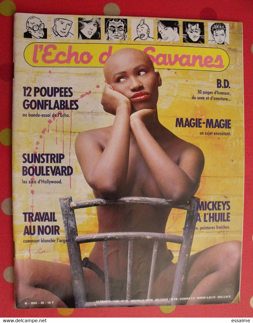 L'écho Des Savanes N° 29. 1985.  Warnauts Rossi Piotr Levis Leroi Gillon Chalumeau - L'Echo Des Savanes