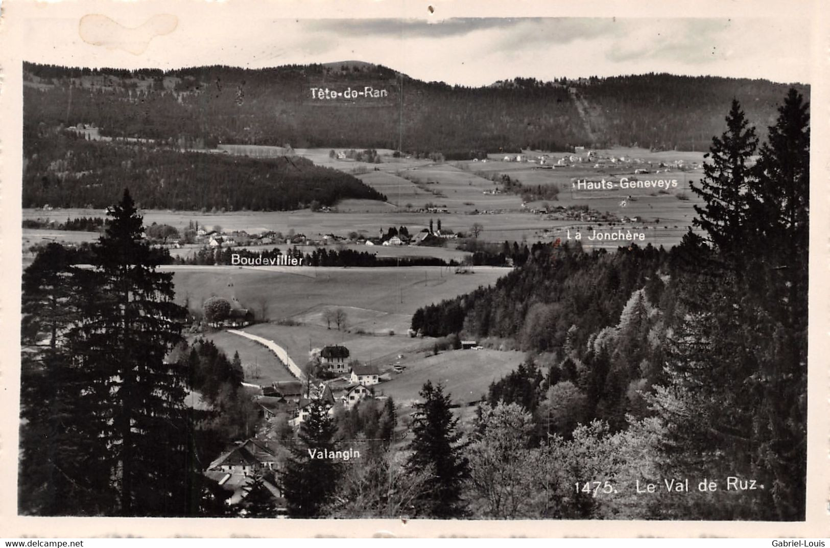 Le  Val De Ruz - Valangin Boudervilliers Tête De Ran La Jonchère Geneveys - Geneveys