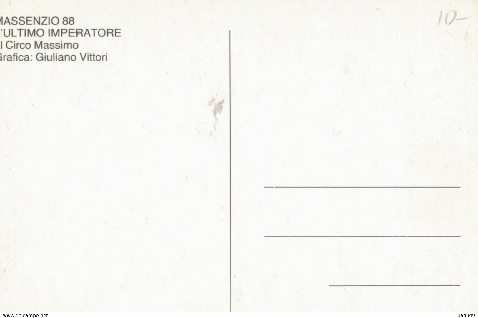 1carte Postale  1988 Ill  GIULIANO VITTORI - Mostre, Esposizioni