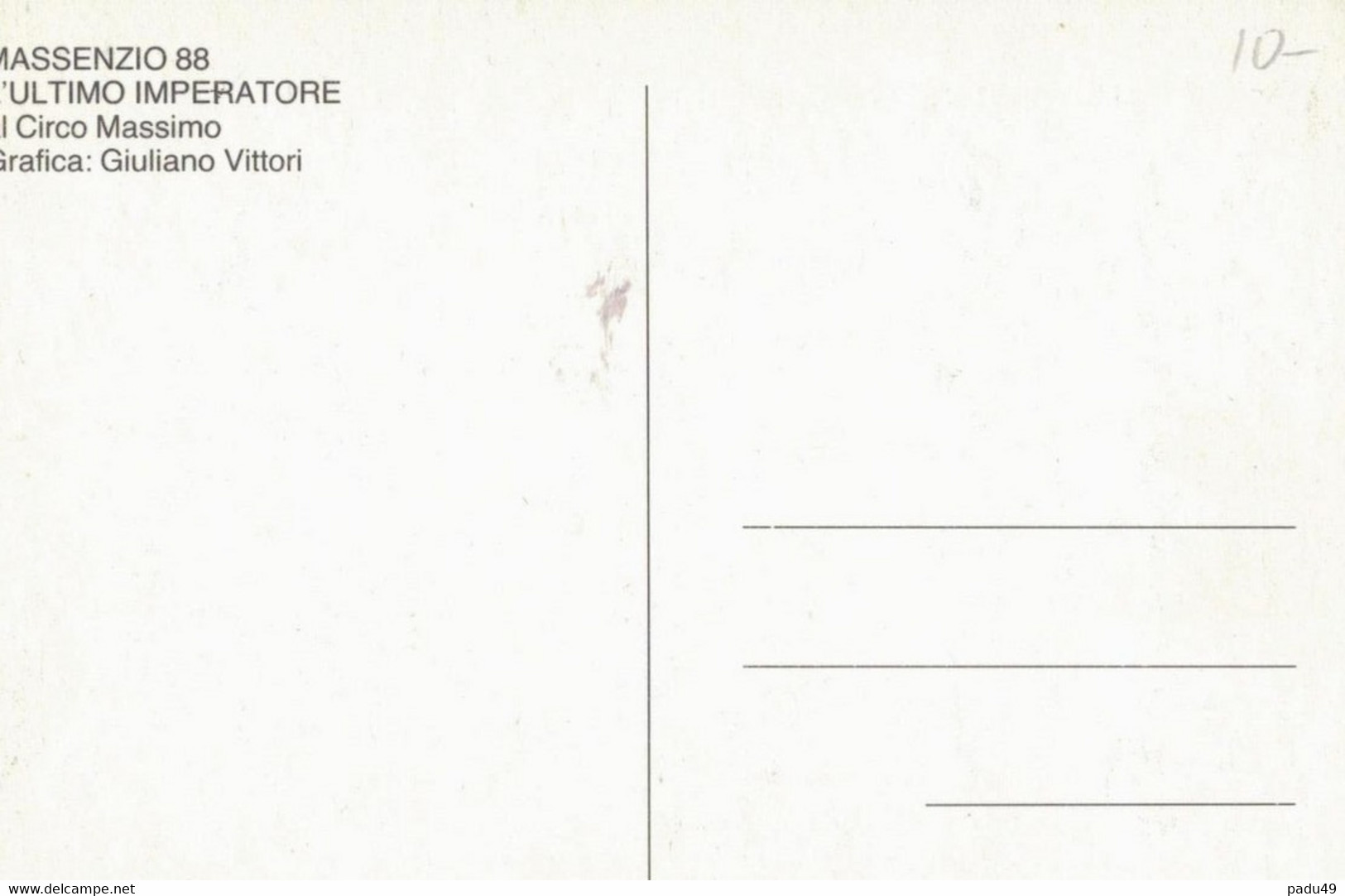 1carte Postale  1988 Ill  GIULIANO VITTORI - Expositions