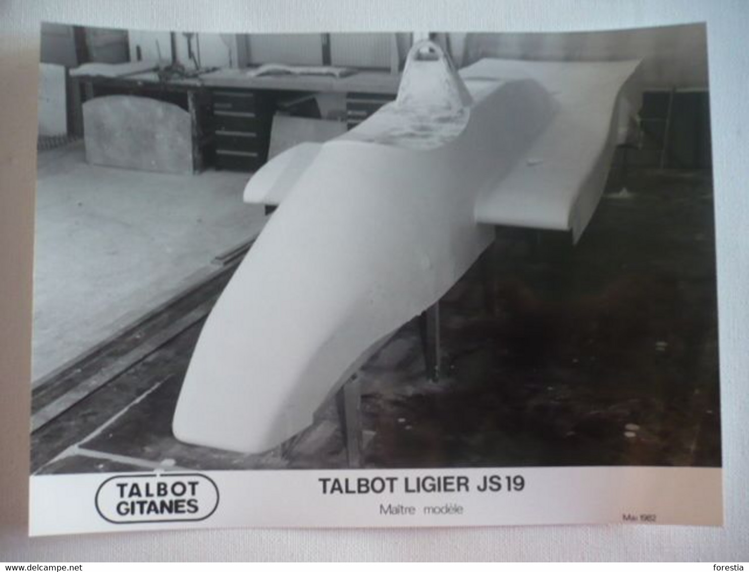 Photo Formule 1 - TALBOT GITANES - Talbot Ligier JS 19 - Maître Modèle - Mai 1982 - Automobile - F1