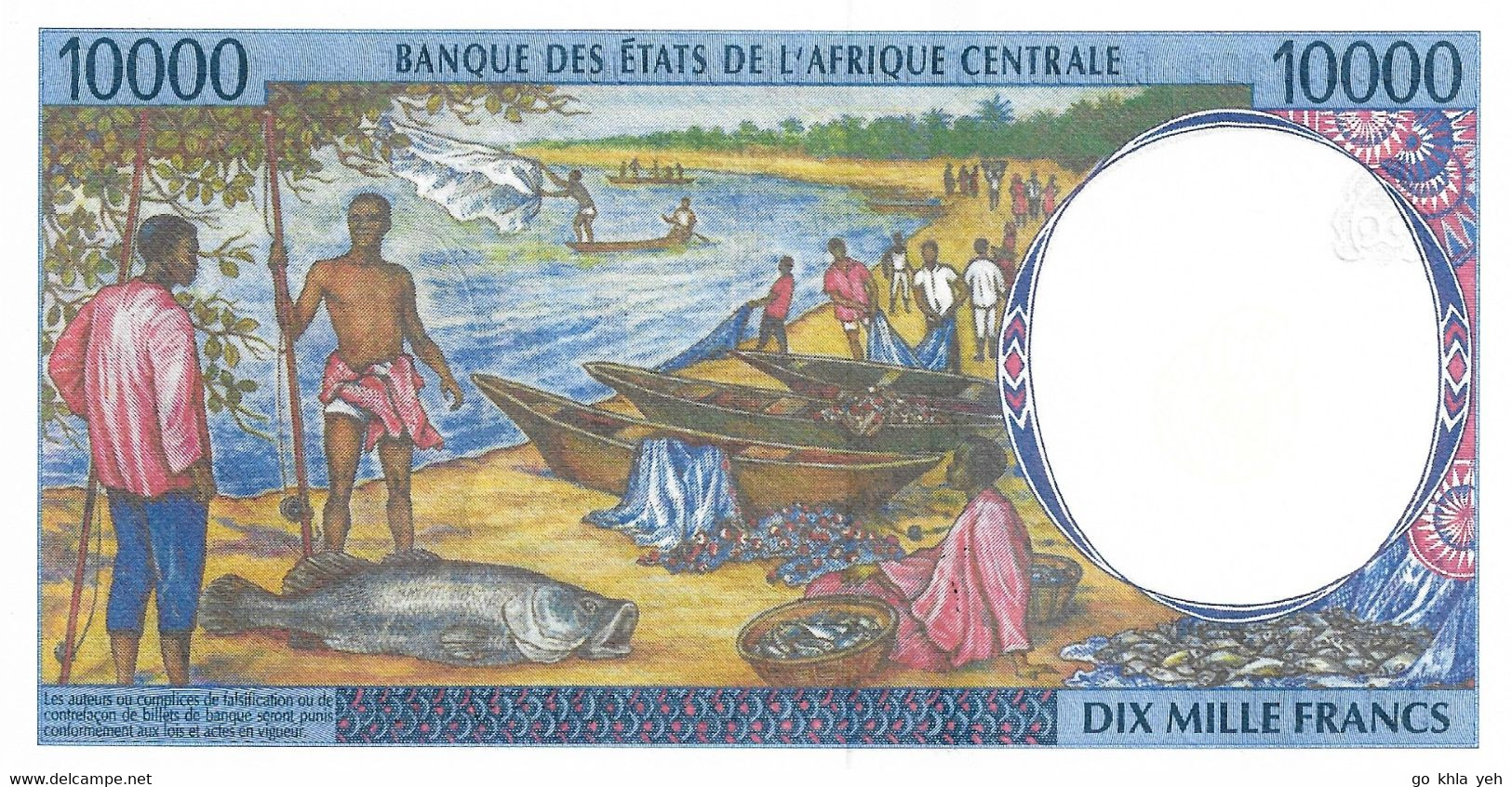 ETATS DE L'AFRIQUE CENTRALE - REPUBLIQUE DU TCHAD  2000  10000 Franc  -  P.605Pf  Neuf UNC - Central African States