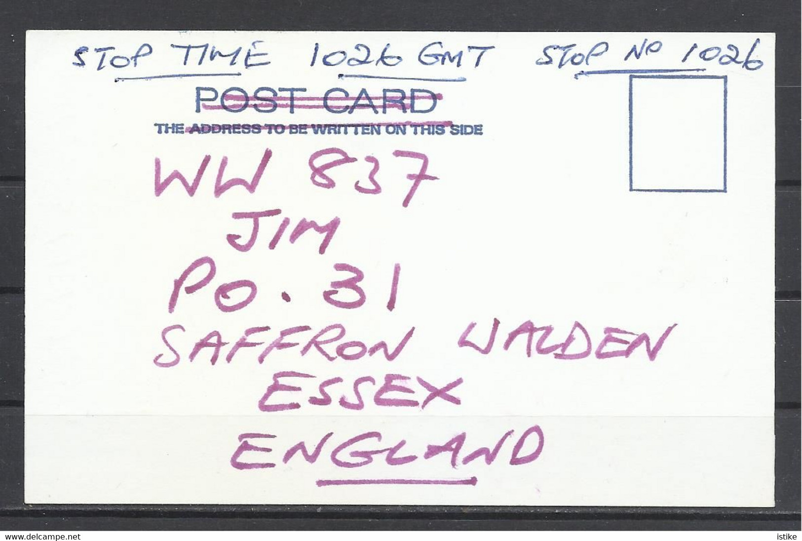 U.K., QSL Card, '80s. - Radio